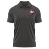 Campus Lab Shippensburg University (Passhe) Adult Men's Polo Left Chest Logo, Charcoal, Medium view 1