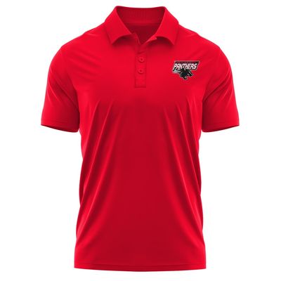 Campus Lab Clark Atlanta University Adult Men's Polo Left Chest Logo, Red, Large
