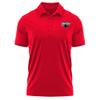 Campus Lab Clark Atlanta University Adult Men's Polo Left Chest Logo, Red, Large view 1