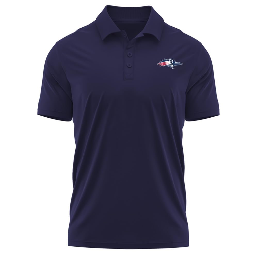 Campus Lab Metropolitan State University of Denver Adult Men's Polo Left Chest Logo, Navy, Small