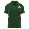 Campus Lab Lake Erie College Adult Men's Polo Left Chest Logo, Hunter Green, Medium view 1