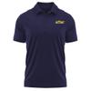 Campus Lab University of California-Santa Cruz Adult Men's Polo Left Chest Logo, Navy, Medium view 1