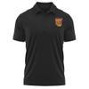 Campus Lab Tuskegee University Adult Men's Polo Left Chest Logo, Black, Small view 1