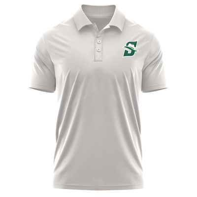 Campus Lab Stetson University Adult Men's Polo Left Chest Logo, Athletic Heather, Large