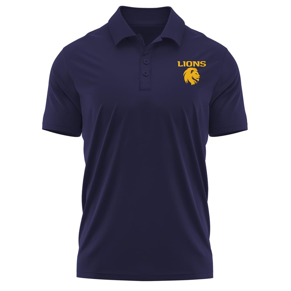 Campus Lab Texas A and M University - Commerce Adult Men's Polo Left Chest Logo, Navy, X-Large