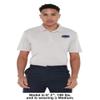 Campus Lab Florida Atlantic University Adult Men's Polo Left Chest Logo, Athletic Heather, XX-Large view 3