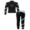 YiZYiF Kids 2 Pcs Tracksuit Gymnastic Figure Skating Training Suit Long Sleeve Zipper Stand Collar Jacket with Legging Light Blue 10 Years view 4