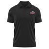Campus Lab Rider University Adult Men's Polo Left Chest Logo, Black, X-Large view 1