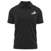 Campus Lab Florida Gulf Coast University Adult Men's Polo Left Chest Logo, Black, XX-Large view 1