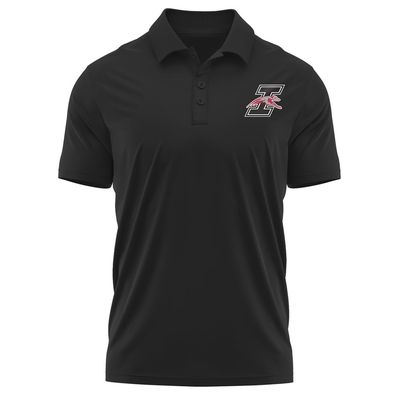 Campus Lab University of Indianapolis Adult Men's Polo Left Chest Logo, Black, Small