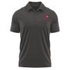 Campus Lab Wesleyan University Adult Men's Polo Left Chest Logo, Charcoal, XX-Large view 1