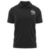 Campus Lab University of Wisconsin-Green Bay Adult Men's Polo Left Chest Logo, Black, X-Large view 1