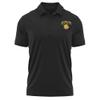 Campus Lab Western Illinois University Adult Men's Polo Left Chest Logo, Black, XX-Large view 1