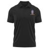 Campus Lab University at Albany Adult Men's Polo Left Chest Logo, Black, Small view 1