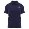 Campus Lab University of Arkansas-Fort Smith Adult Men's Polo Left Chest Logo, Navy, Medium view 1