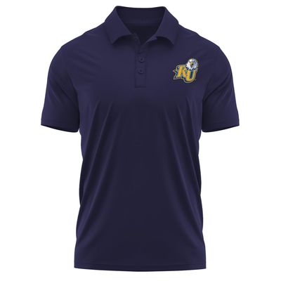Campus Lab Reinhardt University Adult Men's Polo Left Chest Logo, Navy, Small