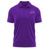 Campus Lab University of Sioux Falls Adult Men's Polo Left Chest Logo, Purple, Large view 1