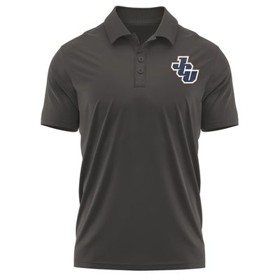 Campus Lab John Carroll University Adult Men's Polo Left Chest Logo, Charcoal, XX-Large