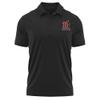 Campus Lab Brown University Adult Men's Polo Left Chest Logo, Black, X-Large view 1