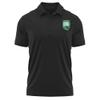 Campus Lab Oklahoma Baptist University Adult Men's Polo Left Chest Logo, Black, X-Large view 1