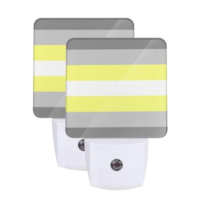Qauirfe Demigender Pride Flag LGBTQ Night Light Set of 2 Home Decor