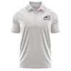 Campus Lab University of New Hampshire Adult Men's Polo Left Chest Logo, Athletic Heather, Medium view 1