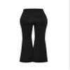 Vaimti Plus-Size Casual Pants for Women high-Waisted Bell Bottoms for Women (US, Alpha, 5X, Plus, Regular, Black) view 4