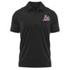 Campus Lab James Madison University Adult Men's Polo Left Chest Logo, Black, X-Large view 1
