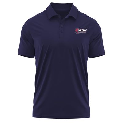 Campus Lab Rogers State University Adult Men's Polo Left Chest Logo, Navy, Small