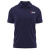 Campus Lab Rogers State University Adult Men's Polo Left Chest Logo, Navy, Small view 1