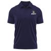 Campus Lab University of North Carolina at Greensboro Adult Men's Polo Left Chest Logo, Navy, Small view 1