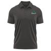 Campus Lab Binghamton University Adult Men's Polo Left Chest Logo, Charcoal, Medium view 1