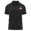 Campus Lab Lenoir-Rhyne University Adult Men's Polo Left Chest Logo, Black, Small view 1