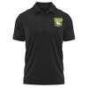 Campus Lab Arkansas Tech University Adult Men's Polo Left Chest Logo, Black, Medium view 1