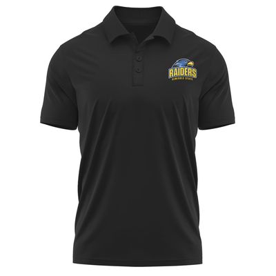 Campus Lab Seminole State College Adult Men's Polo Left Chest Logo, Black, Small