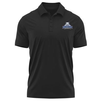 Campus Lab Daemen College Adult Men's Polo Left Chest Logo, Black, XX-Large