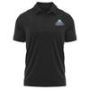 Campus Lab Daemen College Adult Men's Polo Left Chest Logo, Black, XX-Large view 1