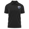 Campus Lab State University of New York at Geneseo Adult Men's Polo Left Chest Logo, Black, X-Large view 1