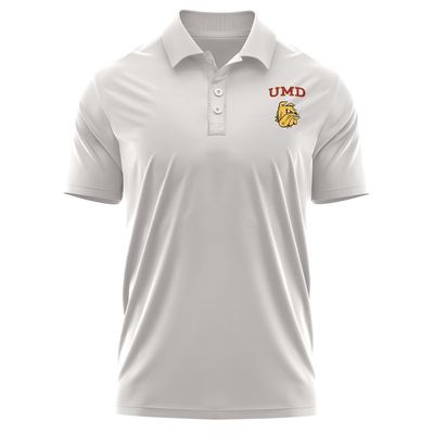 Campus Lab University of Minnesota Duluth Adult Men's Polo Left Chest Logo, Athletic Heather, XX-Large