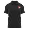 Campus Lab Winston-Salem State University Adult Men's Polo Left Chest Logo, Black, Medium view 1
