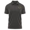 Campus Lab University of Wisconsin-Milwaukee Adult Men's Polo Left Chest Logo, Charcoal, Medium view 1