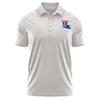 Campus Lab Louisiana Tech University Adult Men's Polo Left Chest Logo, Athletic Heather, Small view 1