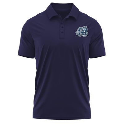 Campus Lab Old Dominion University Adult Men's Polo Left Chest Logo, Navy, Large