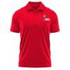 Campus Lab Ohio Wesleyan University Adult Men's Polo Left Chest Logo, Red, X-Large view 1