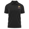Campus Lab University of Wisconsin-Stevens Point Adult Men's Polo Left Chest Logo, Black, Small view 1