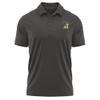 Campus Lab College of Southern Nevada Adult Men's Polo Left Chest Logo, Charcoal, Large view 1