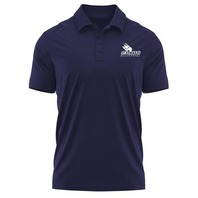 Campus Lab St. Edward's University Adult Men's Polo Left Chest Logo, Navy, Small