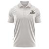 Campus Lab Lindenwood University Adult Men's Polo Left Chest Logo, Athletic Heather, Medium view 1