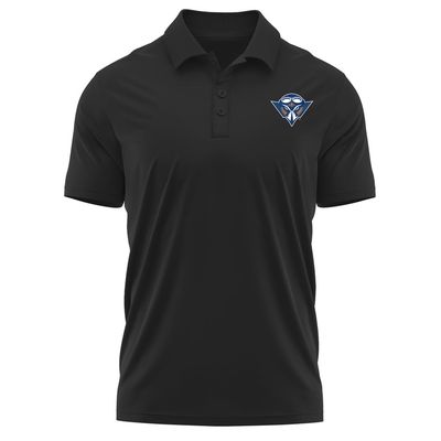 Campus Lab The University of Tennessee at Martin Adult Men's Polo Left Chest Logo, Black, X-Large