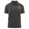 Campus Lab North Dakota State University Adult Men's Polo Left Chest Logo, Charcoal, Large view 1